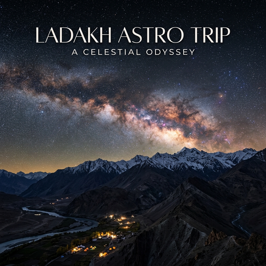 Illustration for Ladakh Astro Trip - A Celestial Odyssey.